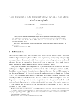 Time-dependent or state-dependent pricing?