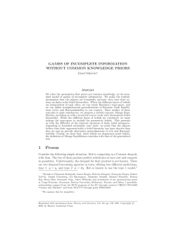 Games of Incomplete Information without Common Knowledge Priors