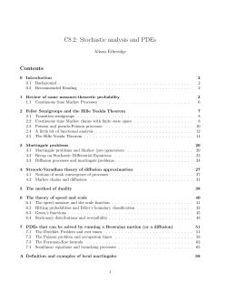 C8.2: Stochastic analysis and PDEs