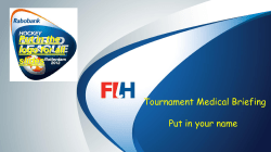 Content of the briefing