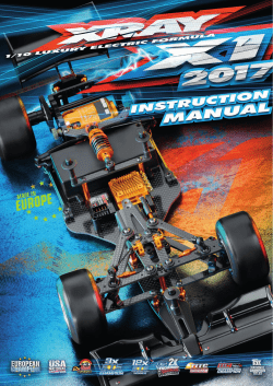 X1 2017 Instruction Manual