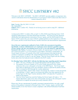 SHCC LISTSERV