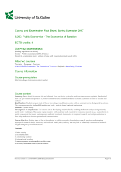 Merkblatt 8,260 Public Economics