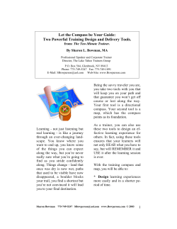 Let the Compass be Your Guide: Two Powerful