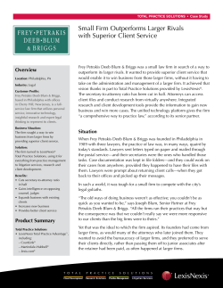 Small Firm Outperforms Larger Rivals with Superior