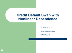 Credit default swap (CDS)