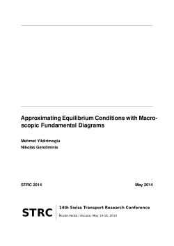 Approximating Equilibrium Conditions with Macroscopic