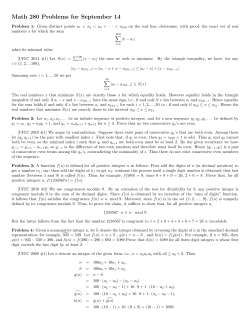 Math 280 Problems for September 14