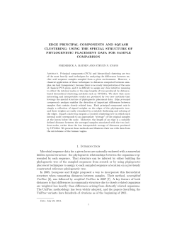 edge principal components and squash clustering: using the special