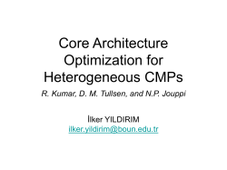 R. Kumar, DM Tullsen, and NP Jouppi