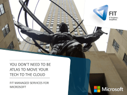 FIT Microsoft Trifold