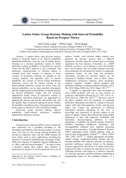 Lattice Order Group Decision Making with Interval Probability Based