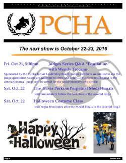 The next show is October 22