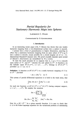 Partial regularity for stationary harmonic maps into spheres