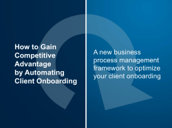 How to Gain Competitive Advantage by Automating