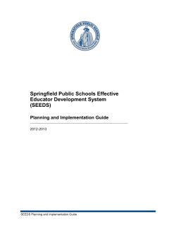 School-Level Planning and Implementation Guide for Educator