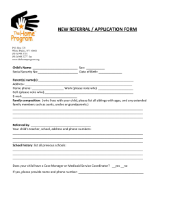 Ms - The Home Program