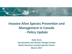 Analysis of Pathways for the Introduction of Invasive Alien Species