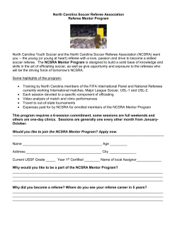 North Carolina Soccer Referee Association