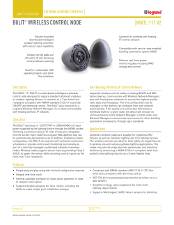 NWTL-111 BULIT&reg; Wireless Control Node