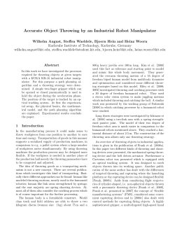 Accurate Object Throwing by an Industrial Robot Manipulator