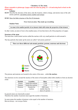 8. The Atom - The Physics Teacher