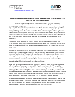 Insurance Agents Convinced Digital Tools Key for