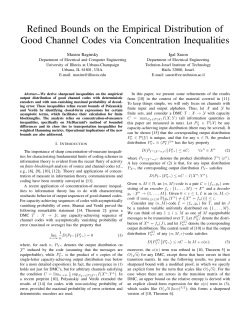 Refined Bounds on the Empirical Distribution of