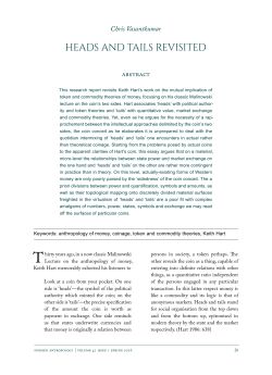 HEADS AND TAILS REVISITED