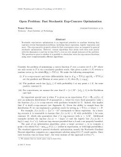 Open Problem: Fast Stochastic Exp