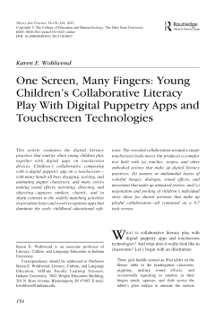 One Screen, Many Fingers