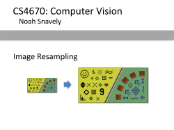 Lecture 1: Images and image filtering