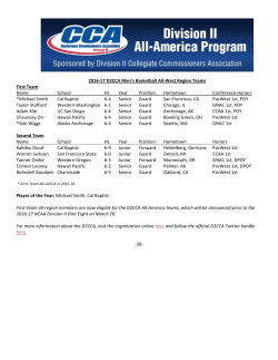 2016-17 D2CCA Men`s Basketball All