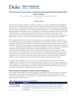 Establishing and Interpreting Meaningful Within