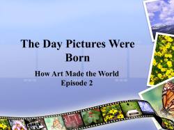 The Day Pictures Were Born