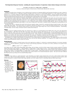 The Respiration Response Function