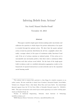 Inferring Beliefs from Actions
