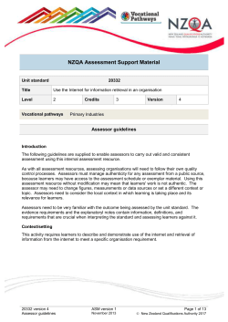 20332 Assessor guidelines