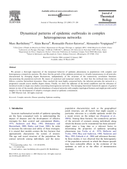 Dynamical patterns of epidemic outbreaks in complex