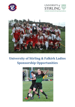 Sponsorship Packages - University of Stirling