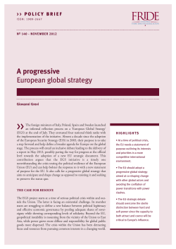 A progressive European global strategy