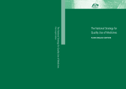 Quality Use of Medicines (QUM)