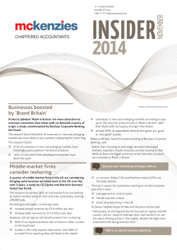 Middle-market firms consider reshoring Businesses boosted by