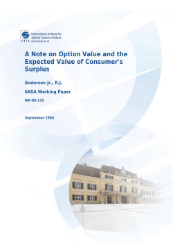 A Note on Option Value and the Expected Value of