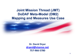 Enterprise Architect to DM2 Mapping