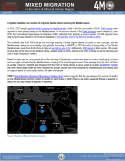 Mixed Migration Monitoring Mechanism Initiative June