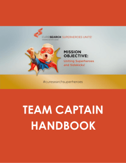 team captain handbook