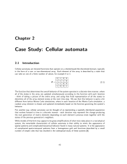 Case Study: Cellular automata