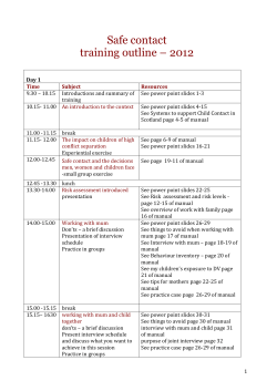 Children - PAI Family Safety Assessments