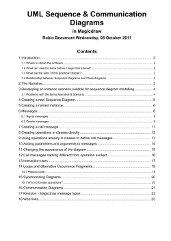 Starting the UML Tutorial